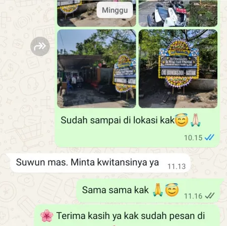 Pengiriman Papan Bunga Duka Lengkong Gudang Timur