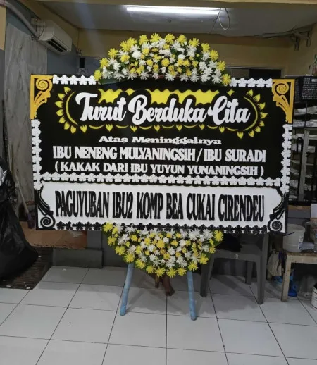 Papan Bunga Duka Lengkong Gudang Timur