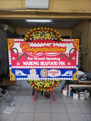 Papan Bunga di Lengkong Gudang Timur